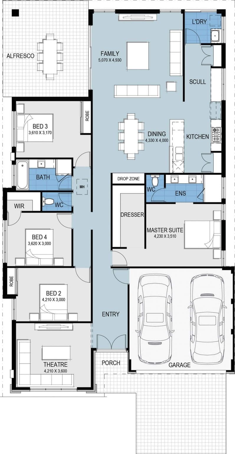 Cellar-Door - Floor Plan - Progen Building Group Perth WA