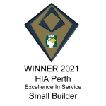 Excellence in Service Small builder