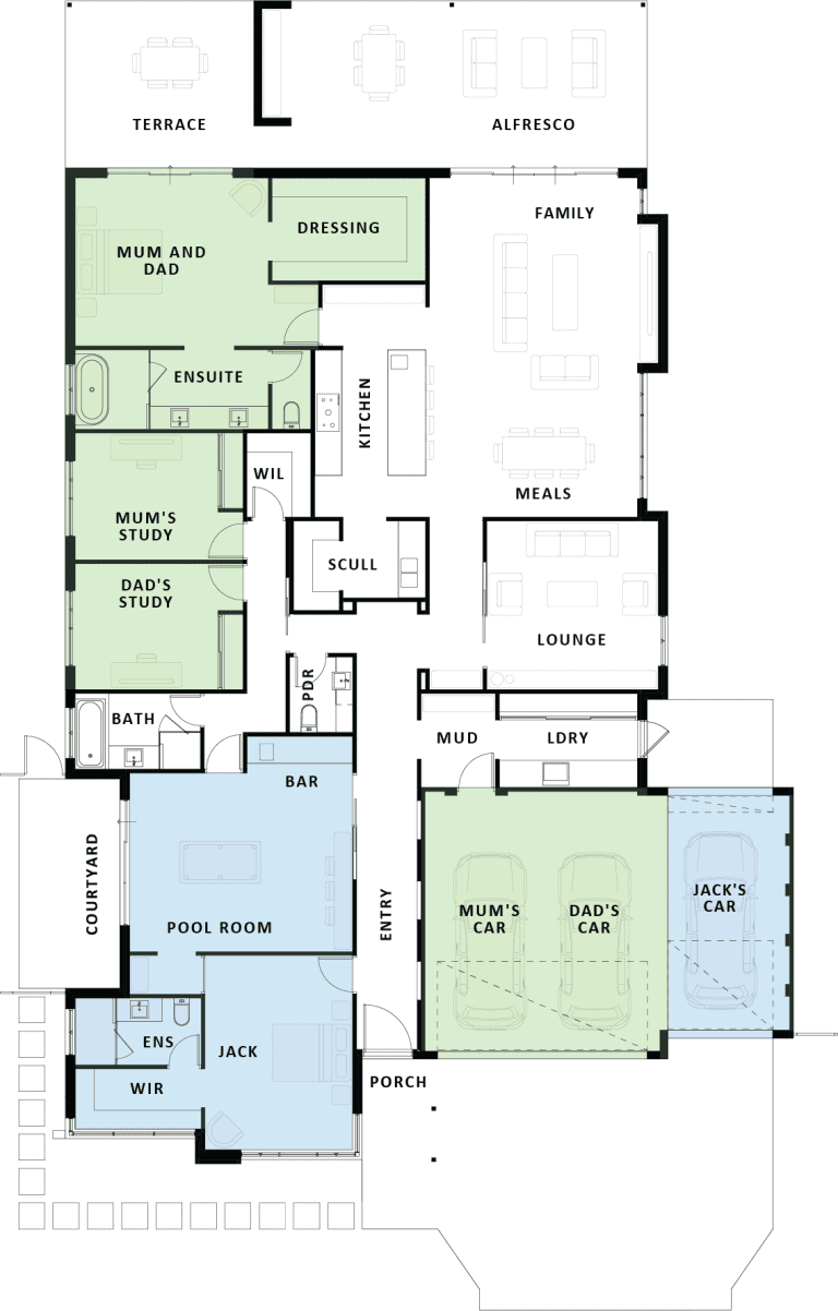 Multign home floorplan 2