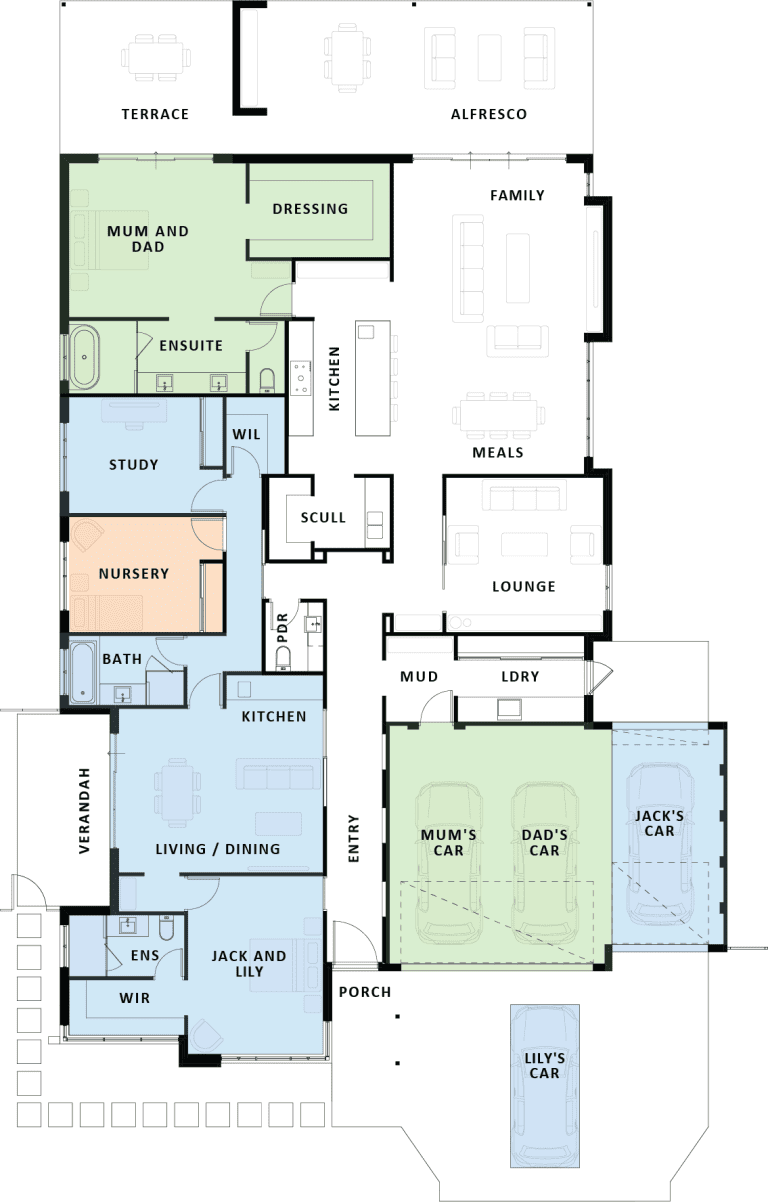 Multigen home floorplan 3